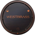 Westbrass D493CHM-50-12A Universal Patented Deep Soak Round Replacement 2-Hole Bathtub Overflow Cover for Full and Over-Filled Closure, Antique Bronze (50-Pack)