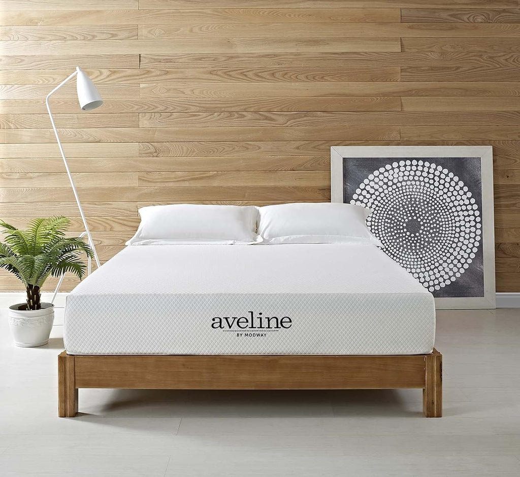Modway Aveline 10' Gel Infused Memory Mattress with CertiPUR-US Certified Foam California King Mattress