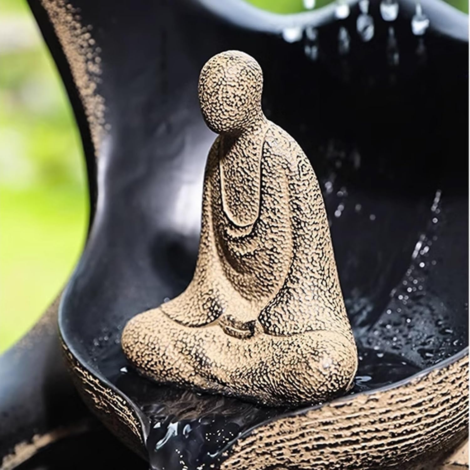 Tabletop Fountain New Chinese Style Flowing Water Decoration, Home, Office, Living Room, Porch, Desktop Decoration, Fountain Landscape Desktop Fountain