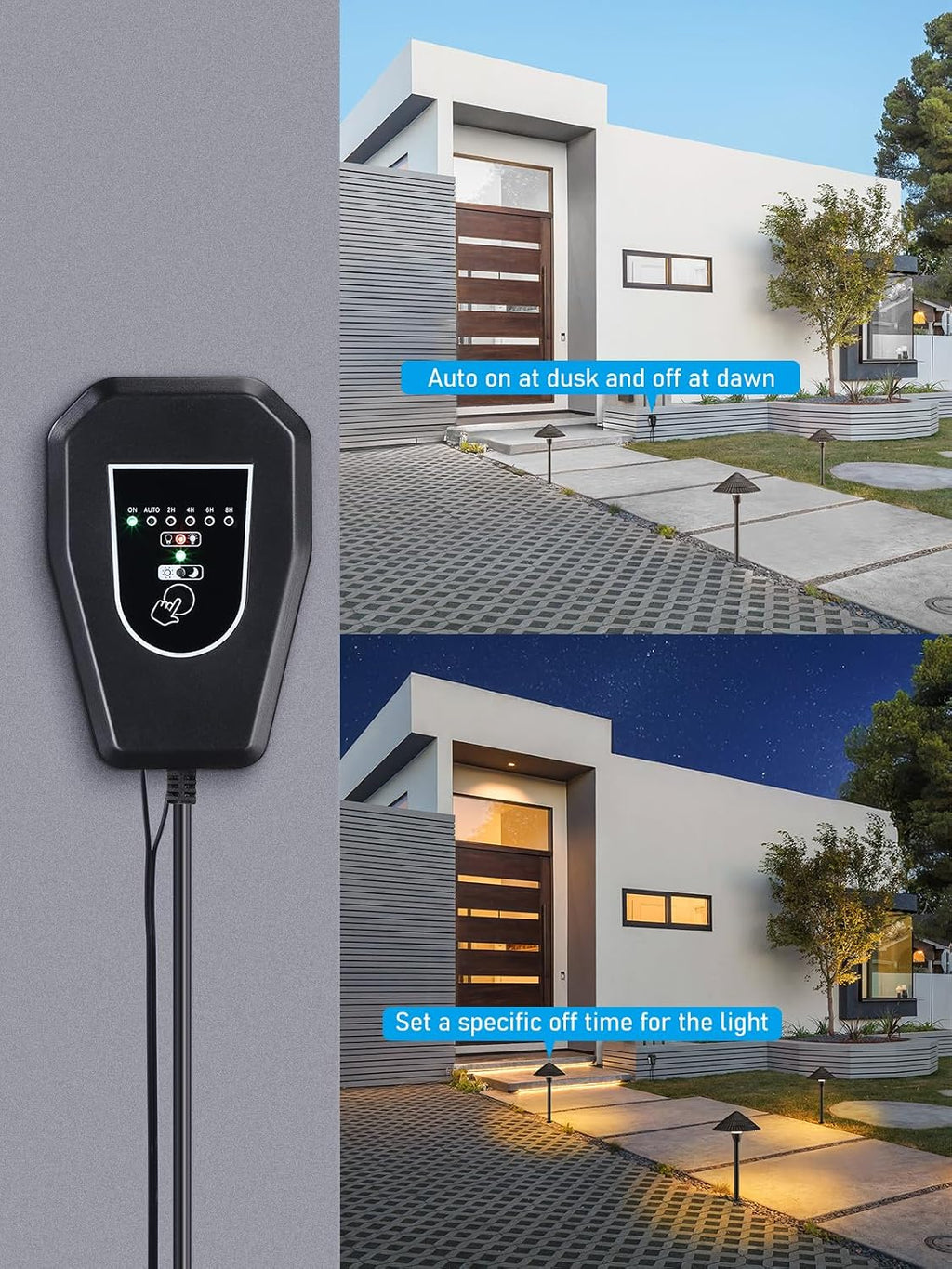 LEONLITE All-in-ONE LED Landscape Lighting Kit, 8-Pack Low Voltage Pathway Lights, 60W Transformer, 100FT 16/2 AWG Wire and Connectors, 12V Outdoor Landscape Path Lights, ETL Listed, 3000K Warm White