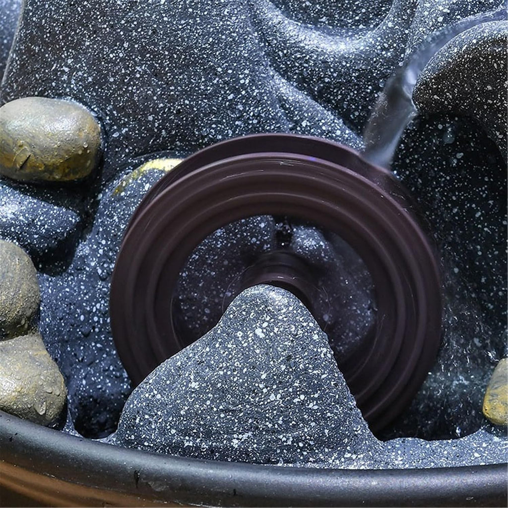 Tabletop Fountain Tabletop Water Fountain with Rolling Ball LED Light Feng Shui Tabletop Fountain for Home Office Decor