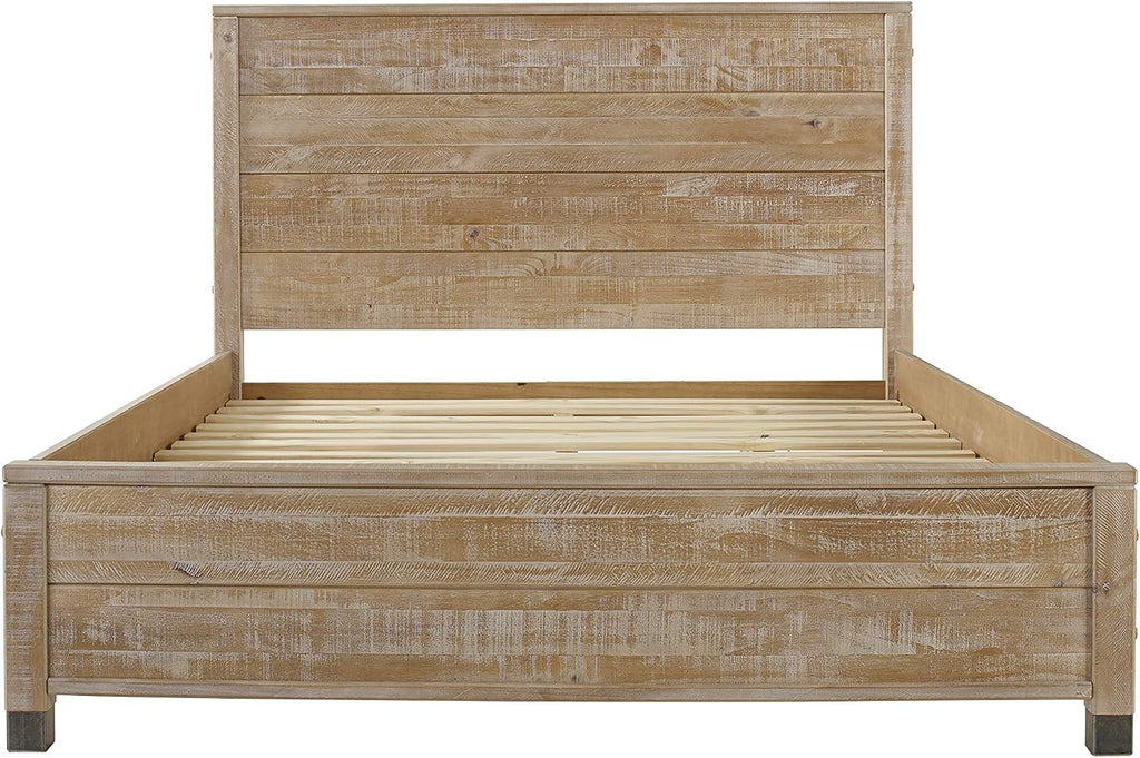 Camaflexi Baja Platform Bed, Full Size, Brown