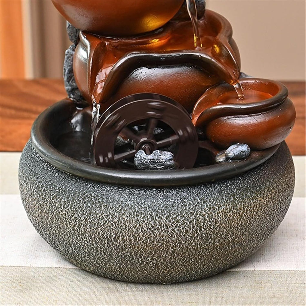 Tabletop Fountain Water Fountains Indoor Minimalist Display with Circulating Features