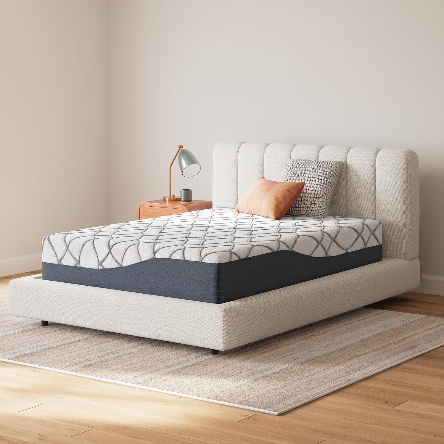 Signature Design by Ashley 12 Inch Chime Elite 2.0 Plush Green Tea Memory Foam Mattress for Cool Sleep and Pressure Relief, Twin, Fiberglass-Free, Mattress In A Box