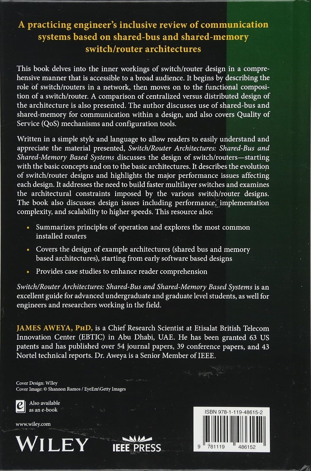 Switch/Router Architectures: Shared-Bus and Shared-Memory Based Systems (IEEE Series on Digital & Mobile Communication)