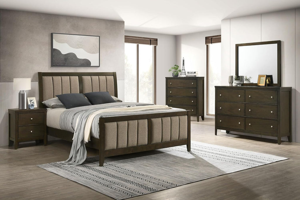 Coaster Home Furnishings Wilkes 5-Piece California King Bedroom Set Dark Cocoa