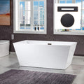 WOODBRIDGE B1412-ORB-Drain &O Bathtub, Oil Rubbed Bronze (B1412 -ORB-Drain &O)
