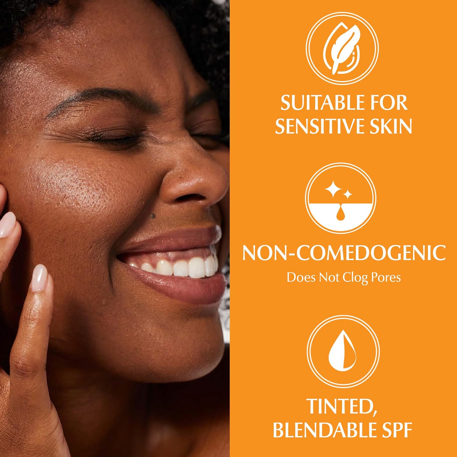 Eucerin Sun Tinted Sensitive Mineral Face Sunscreen Lotion SPF 35, Non-Comedogenic Mineral Sunscreen with Gentle Zinc Oxide Protection for Sensitive Skin, 1.7 Fl Oz Bottle (Pack of 12)