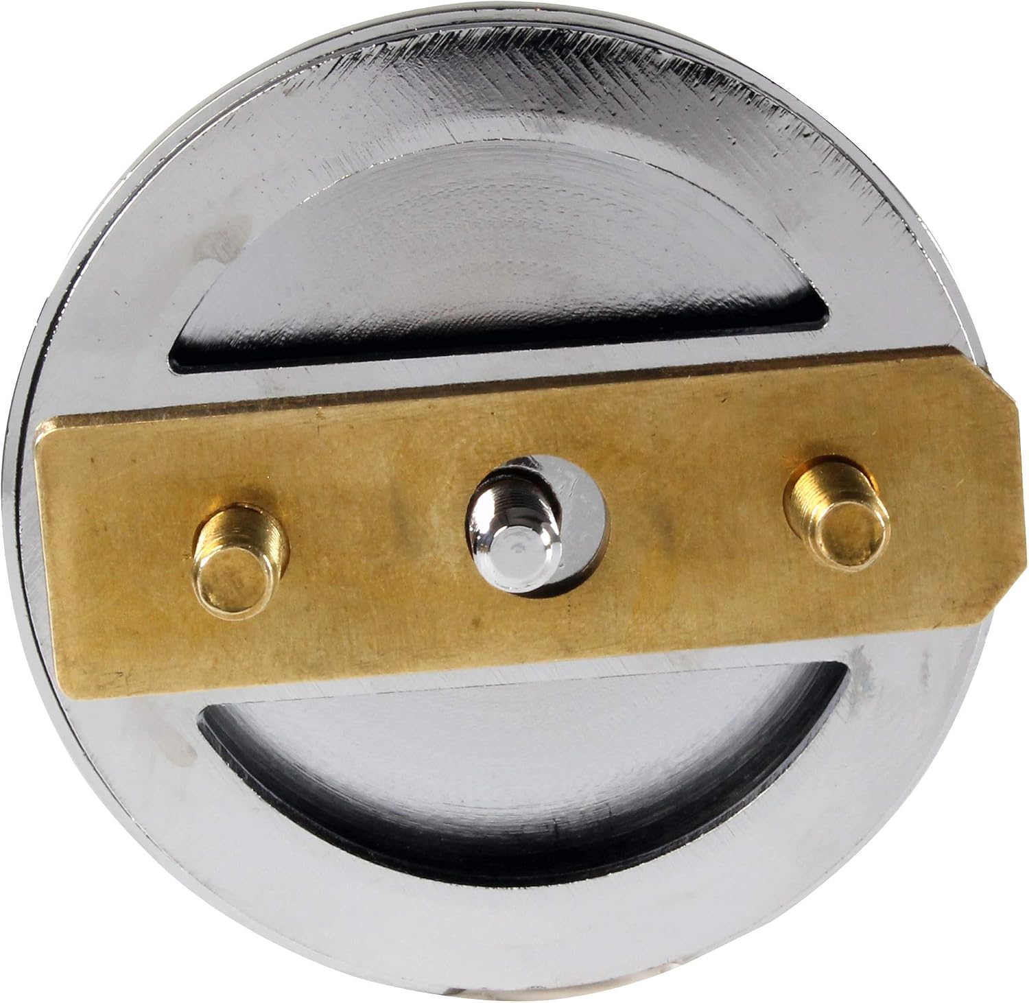 Westbrass A326HBJ-05 25' Brass Bath Waste & Overflow Assembly with European Tip-Toe Drain Plug and Illusionary Faceplate, Polished Nickel