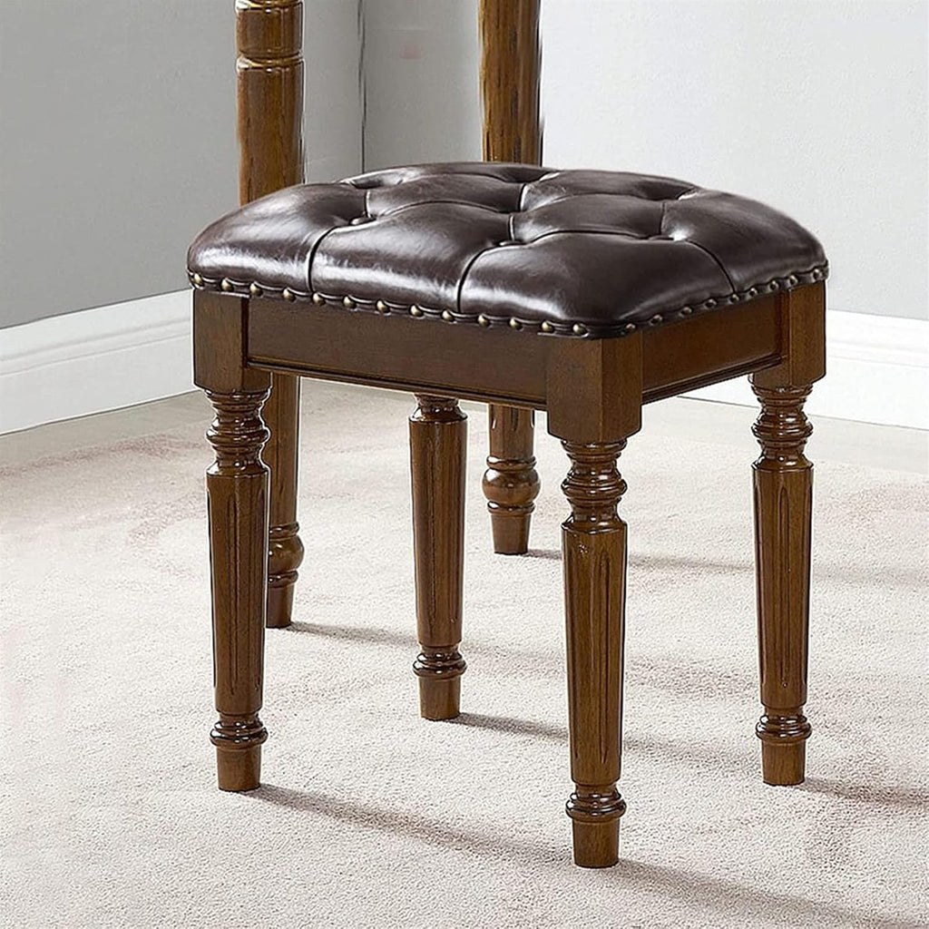 Vanity Bench Makeup Vanity Chair Piano Stool Gift Bedroom Dressing Stool Wooden Makeup Stool Piano Stool Dressing Room Stool Wooden Stool Solid Wood Stool Legs