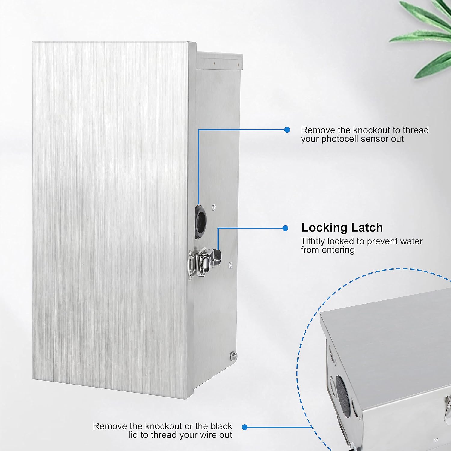 200W Multi-Tap Low Voltage Transformer, Stainless Steel Guard, Landscape Lighting Transformer for Garden Lights, Spotlights, Floor Lights - 120V AC to 12V/13V/14V/15V AC, ETL Listed