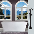 WOODBRIDGE 67' BTS1609-ORB-Drain &O Bathtub &F0010ORBVT-Faucet, Oil Rubbed Bronze