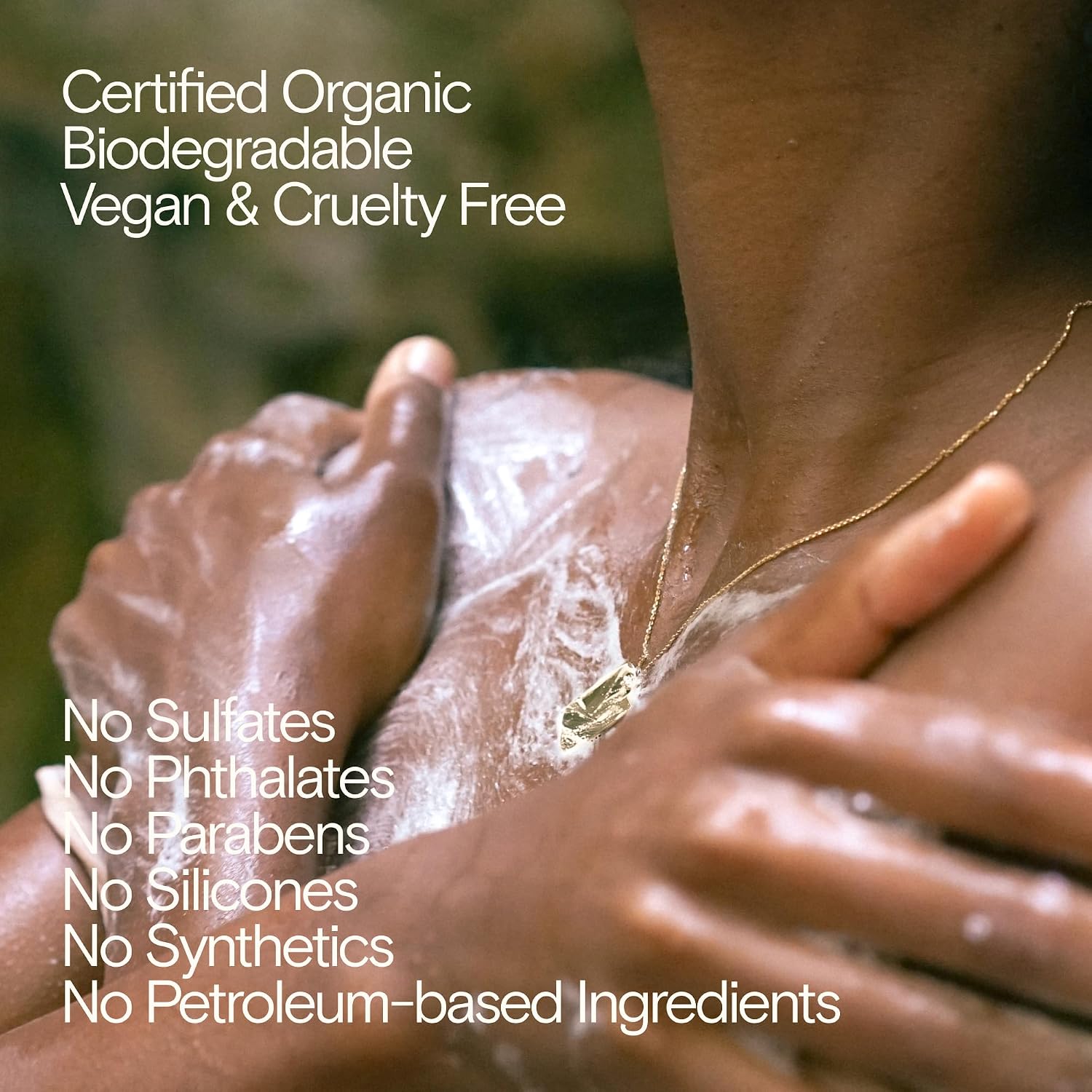 Bathing Culture Organic Body Wash for Women and Men, Natural Shower Gel, Biodegradable, Sustainable, Vegan Personal Care, Gallon Size, Meadow Vision Scent