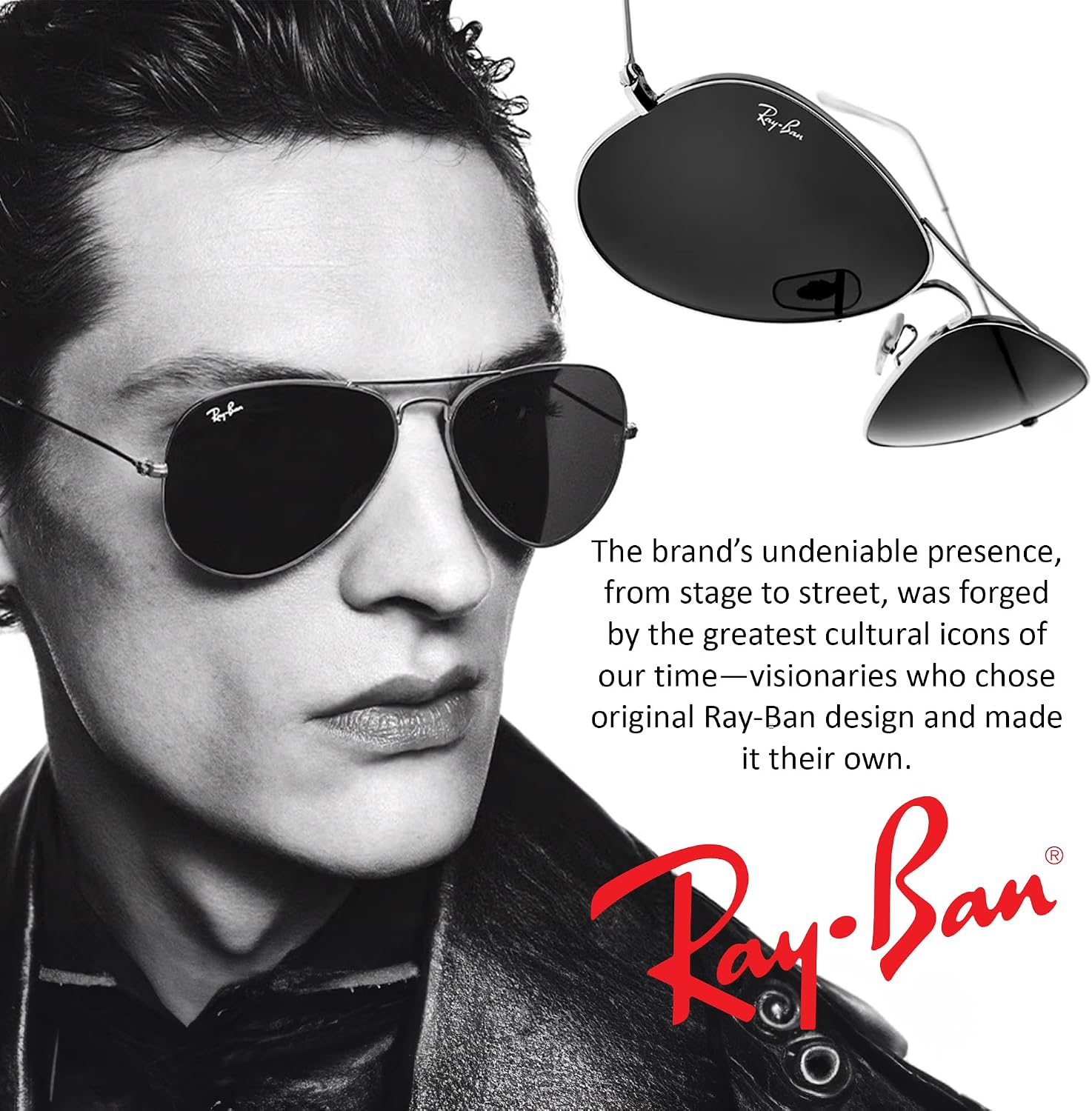 Ray-Ban RB3016 Clubmaster Classic Square Sunglasses for Men for Women