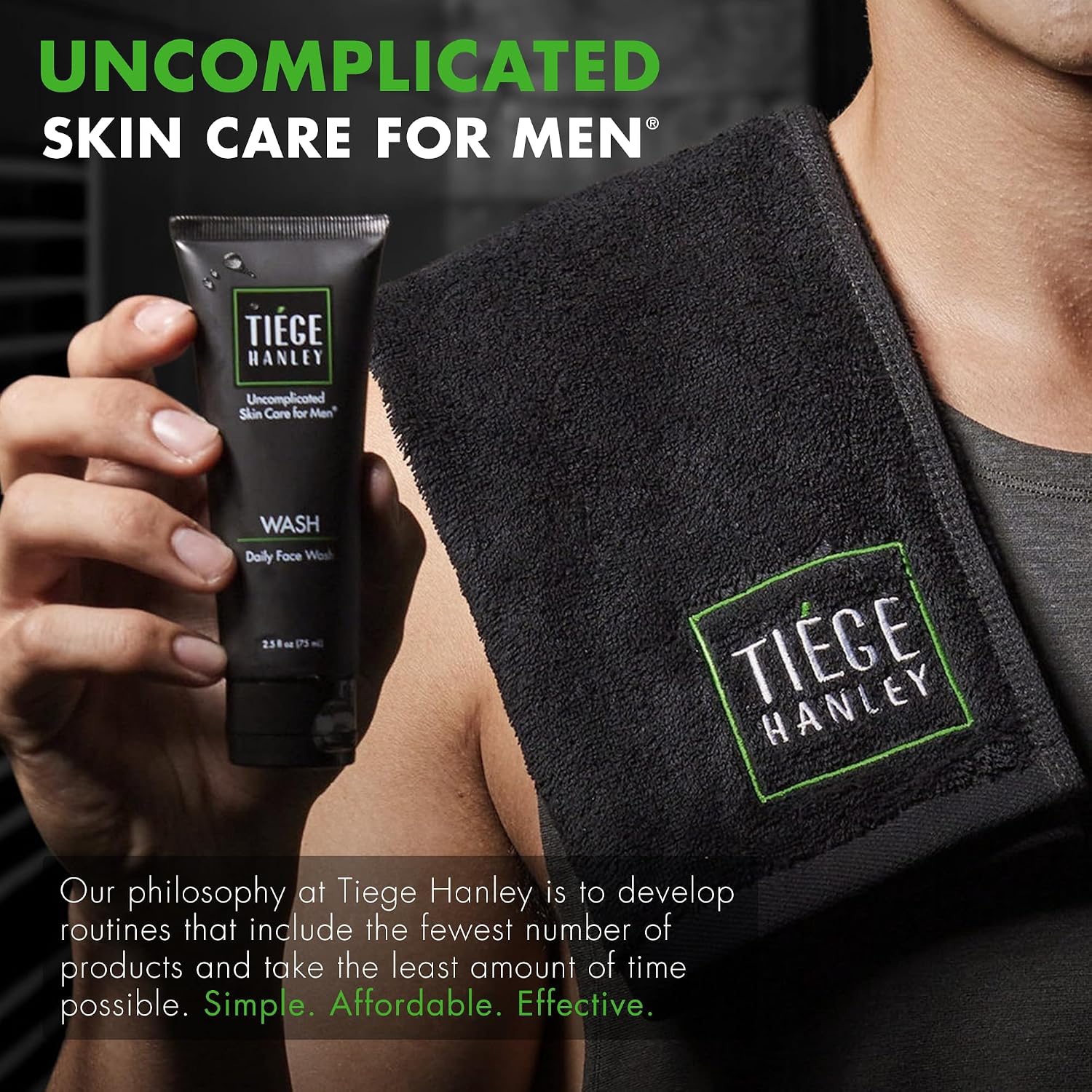 Tiege Hanley Skin Care Set for Men, Rejuvenation Routine, System Level 5, Face Wash, Scrub, Moisturizers, Eye Cream, Serum, Clay Mask, & Retinol Stick for Healthy Skin, Men's Skin Care, 8 Piece Kit