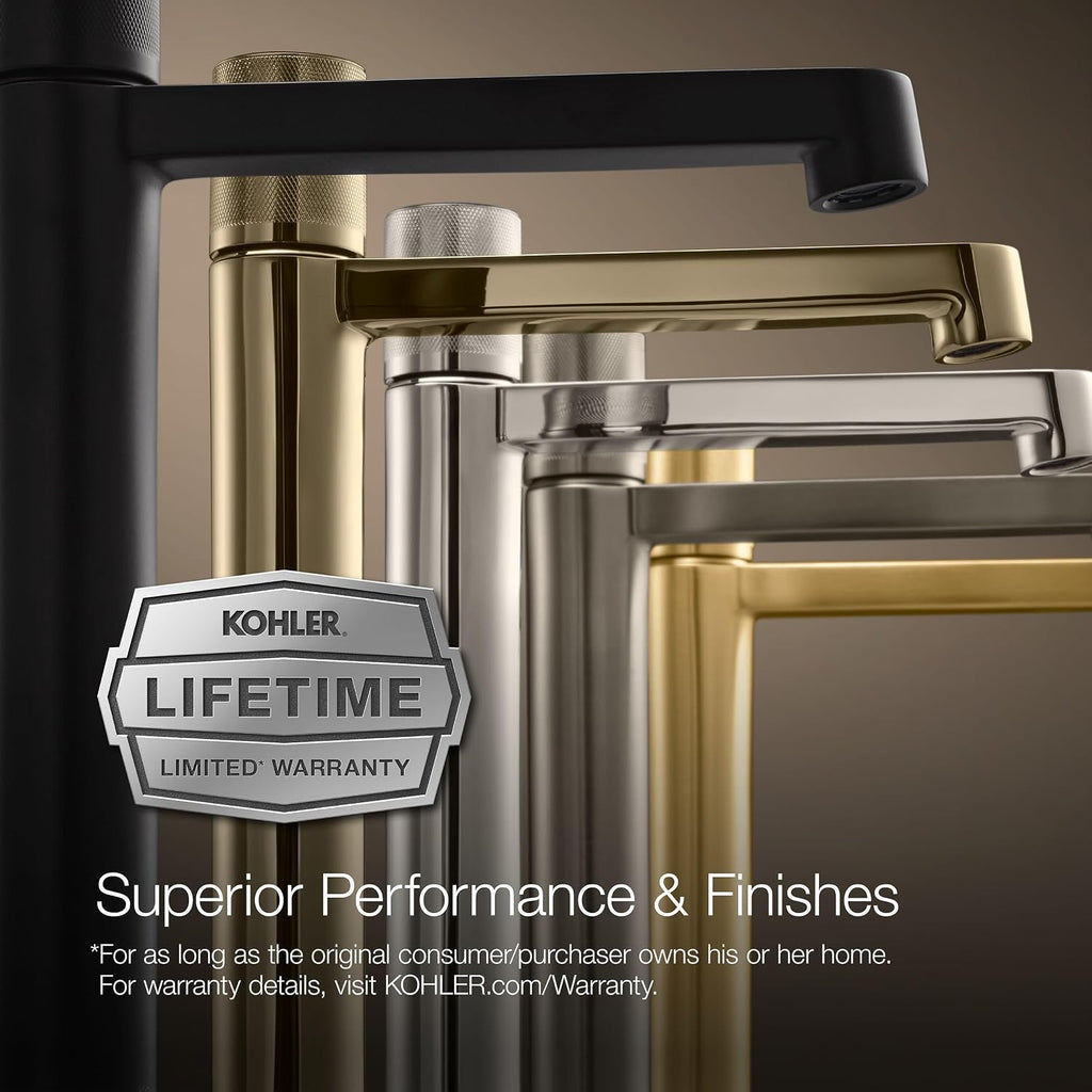 KOHLER K-23484-4K-SN PARALLEL® WS LAV FCT, LEVER 1.0 GPM, Vibrant Polished Nickel