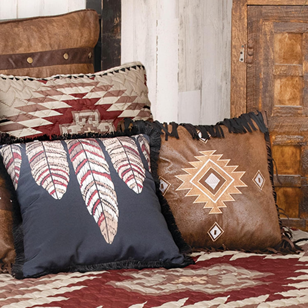 BLACK FOREST DECOR Durango Mesa Quilt Bed Set - King, Oversized and Reversible Southwestern Style Bedding, Cotton Back, Machine Washable