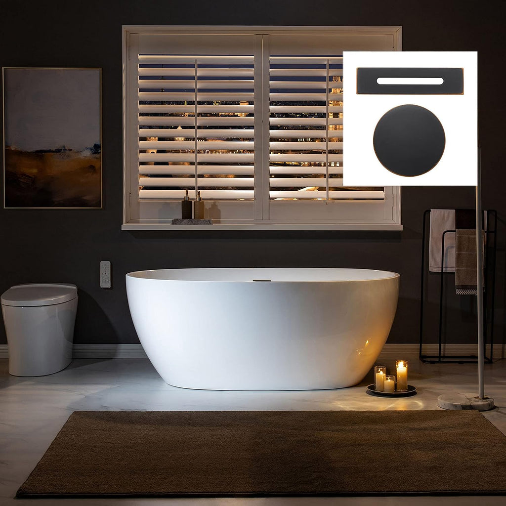 WOODBRIDGE BTA1518-ORB-Drain &O Bathtub, Oil-Rubbed Bronze