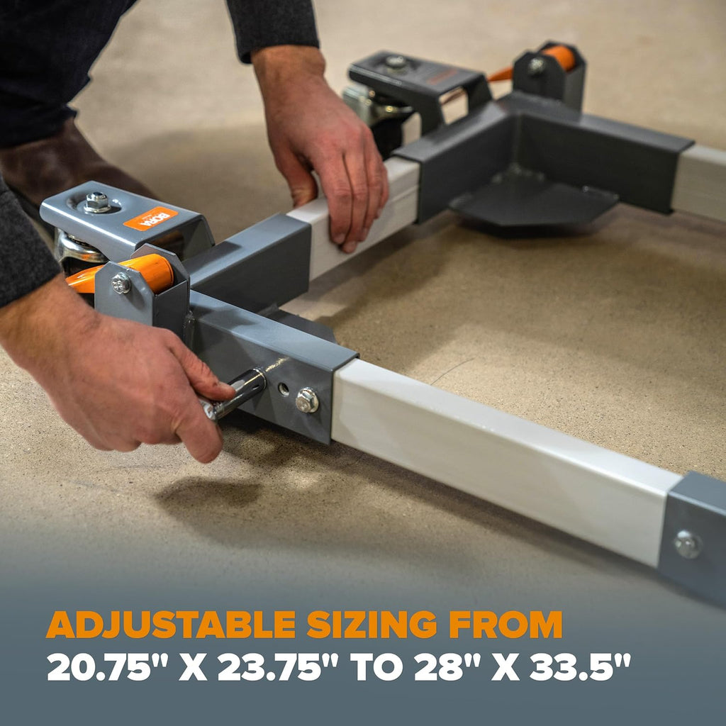 Bora Portamate Mobile Base PM-3550 Universal Tool Stand with Caster Wheels - Omni Directional Heavy Duty Mobile Tool Base for Table Saw, Power Tools - Swivel Caster Wheels 1500 lb Capacity PM-3550
