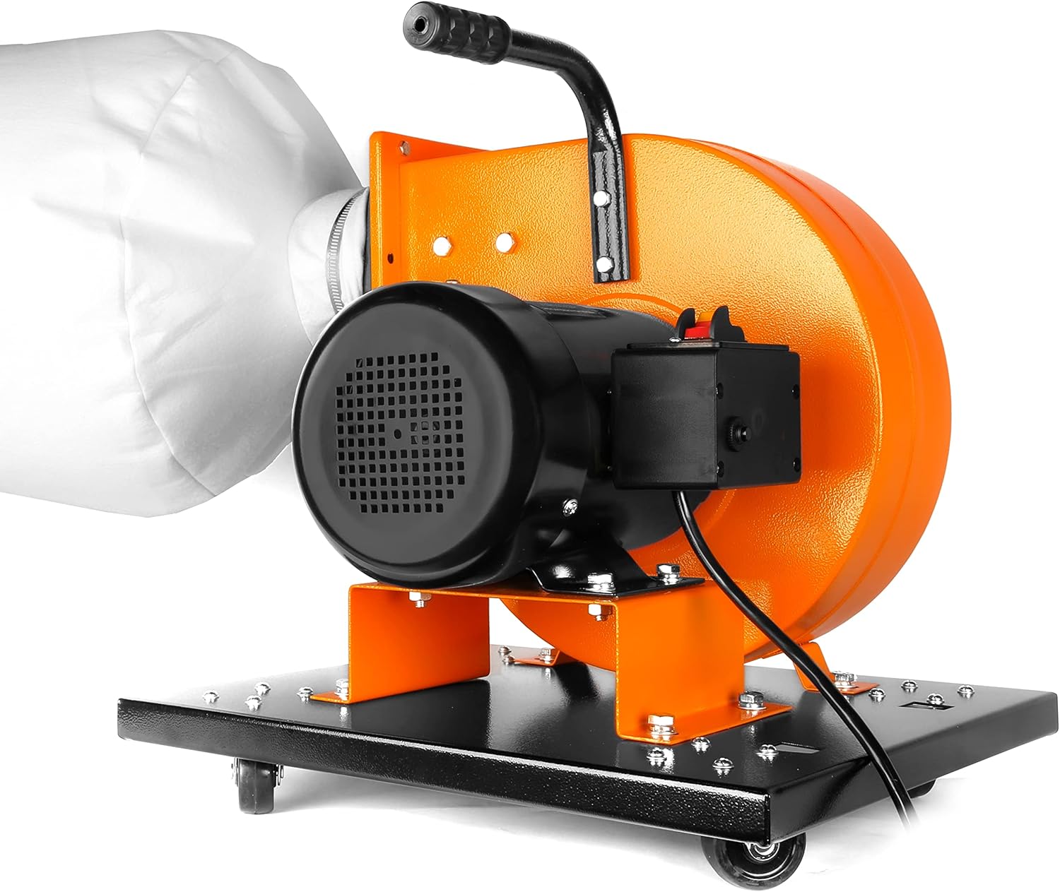 WEN Woodworking Dust Collector, 7.4-Amp Induction Motor with 15-Gallon Bag, Mobile Base, and Optional Wall Mount (DC3474)