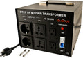 Simran AC-5000 Step Up/Down Voltage Transformer Power Converter for Conversion Between 110 Volt and 220 Volts with Circuit Breaker, CE Certified, 5000 Watts, Black