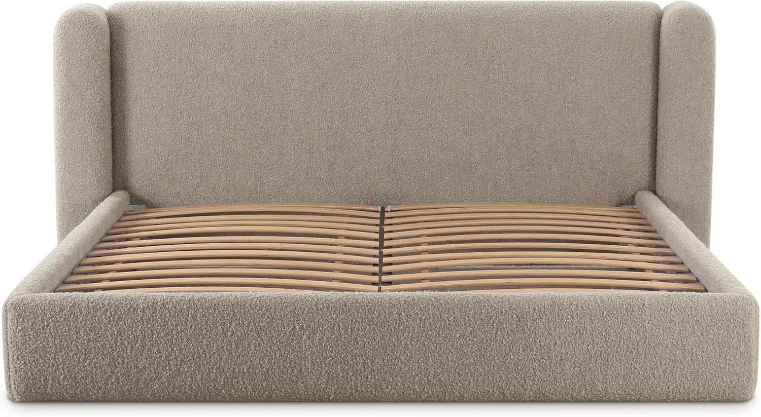 Tov Furniture Babette Tan Boucle Queen Bed