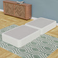 4-Inch Fully Assembled Low Profile Split Wood Traditional Box Spring/Foundation For Mattress Set, Twin