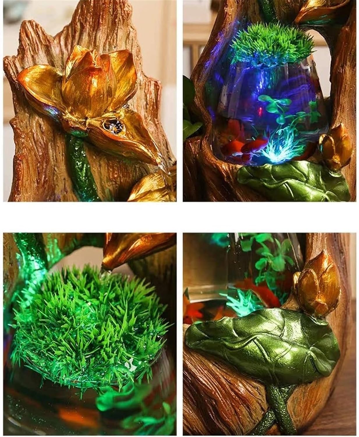 Desktop Fountain Tabletop Fountain Small Home Desktop Fish Tank Water Circulation Ornaments
