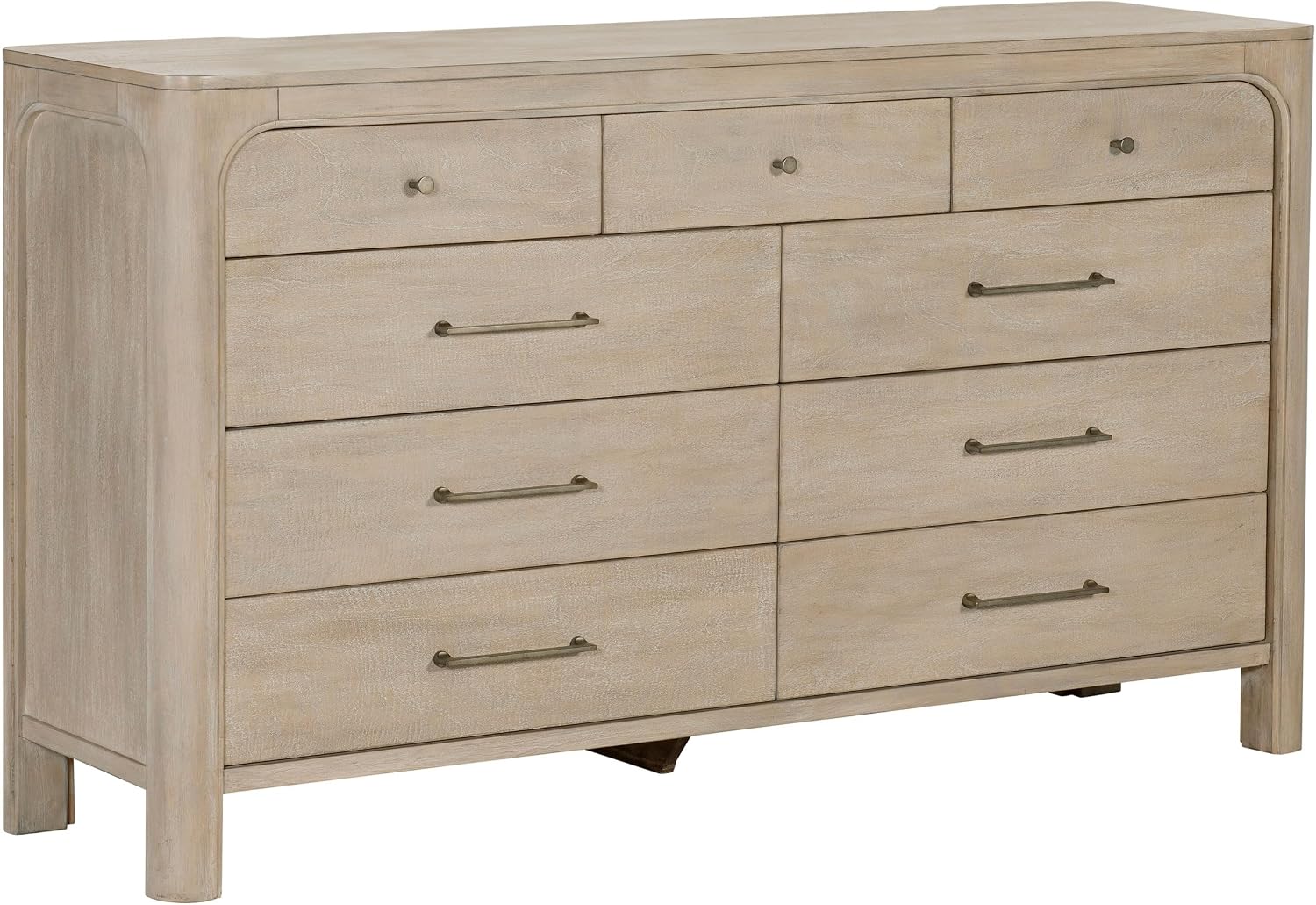 Coaster Home Furnishings - Solano - Wood - 4-Piece Bedroom Set with Arched Frame, Dual USB Ports and Upholstered Headboard - Bedroom - Queen Size - Weathered Mango - 222521Q-S4
