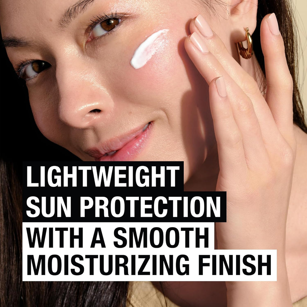 Neutrogena Ultra Sheer Face Sunscreen with Vitamin E & SPF 60, Sunscreen for Face with Broad Spectrum UVA/UVB Protection, Fragrance-Free, Oxybenzone-Free, Water-Resistant (80 minutes), 1.7 Fl Oz