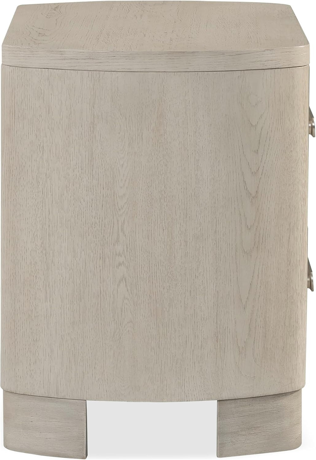 Furniture of America Nainsted Modern Wood 5-Piece Bedroom Set with Padded Headboard, USB Chargers on Nightstand, Metal Slide Glides, Rounded Edges, Box Spring Needed, Queen, White Oak