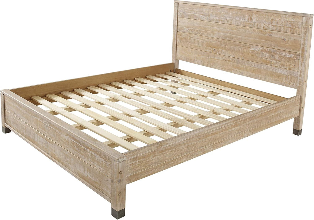 Camaflexi Baja Platform Bed, Full Size, Brown