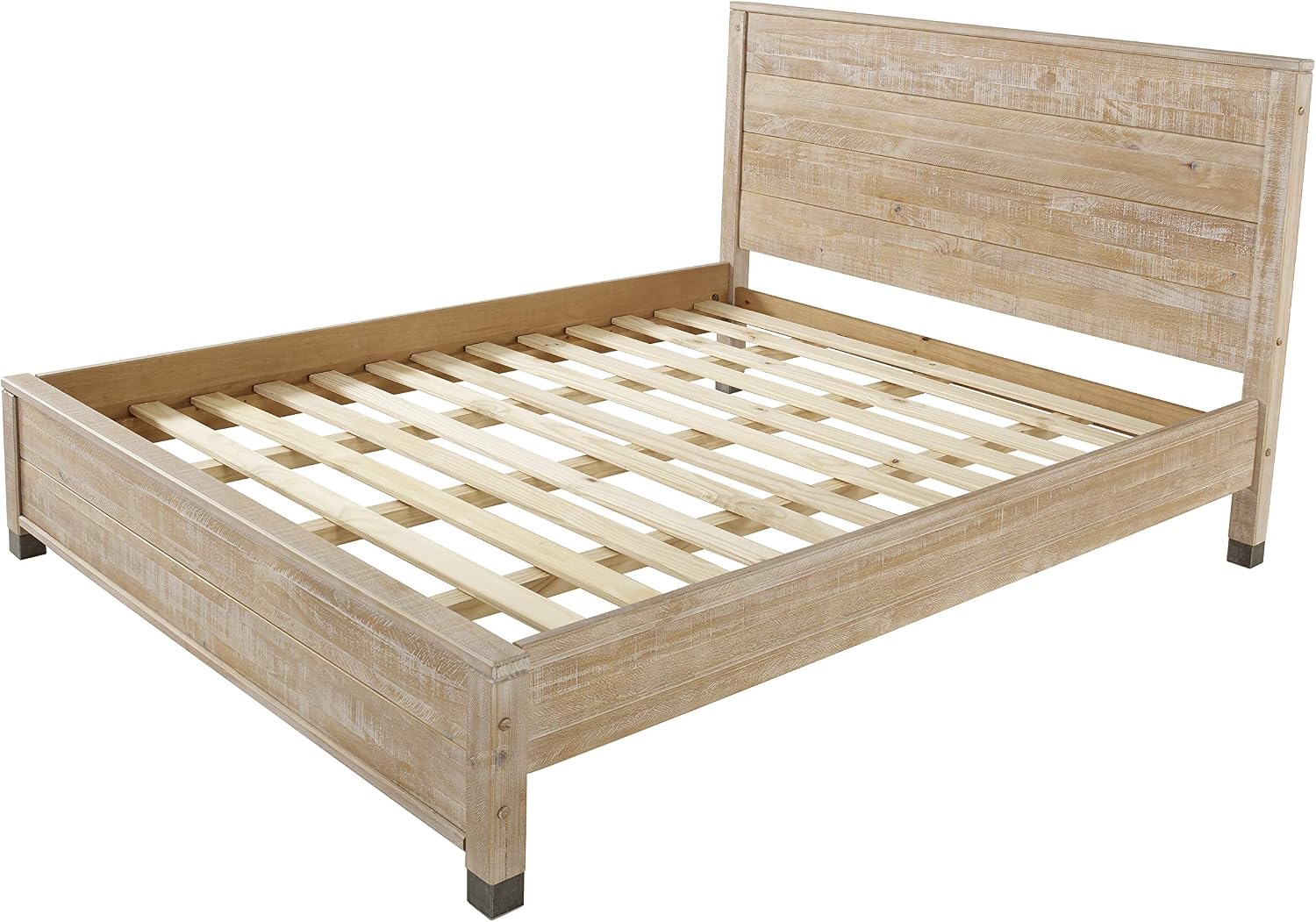 Camaflexi Baja Platform Bed, Full Size, Brown