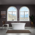 WOODBRIDGE BTA1537-B/N-Drain&O Bathtub, Brushed Nickel
