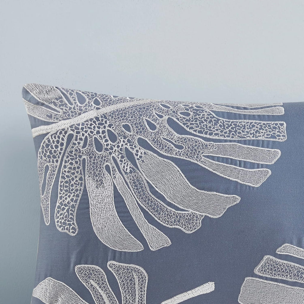 Harbor House 100% Cotton Duvet Cover, Coastal, Beach Cottage Design, All Season, Breathable Comforter Tropical Bedding, Matching Shams, Lorelai Monstera Leaf Cal King (106'x90') 5 Piece