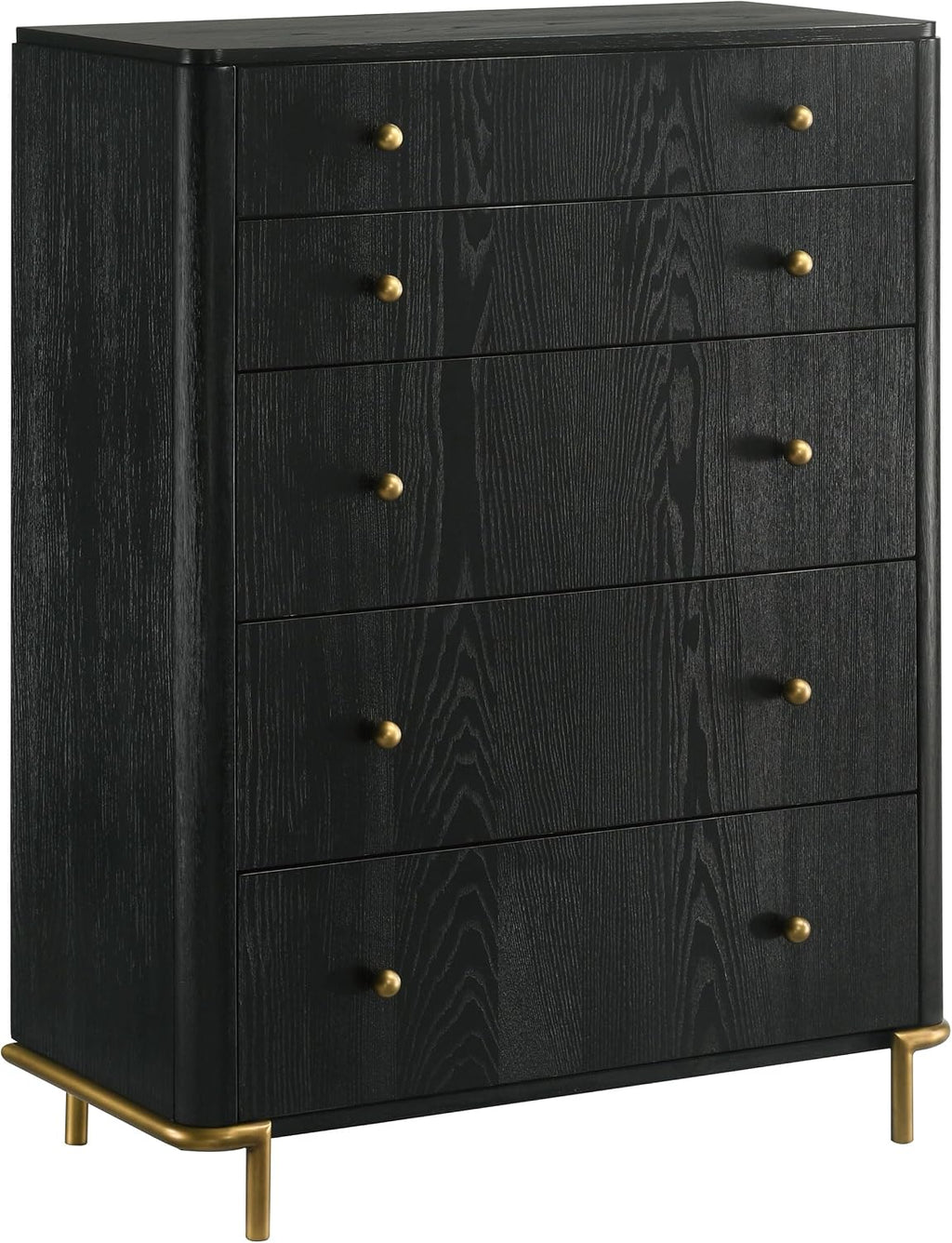 Coaster Home Furnishings Arini 5-Piece California King Bedroom Set Black and Natural 224330KW-S5