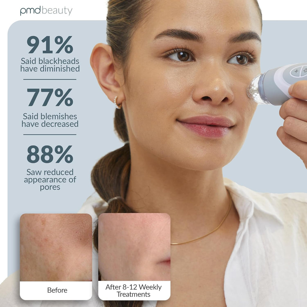 PMD Beauty Personal Microderm Elite Pro - At-Home Use, Facial Exfoliator Tool, Microdermabrasion Machine Kit for Face and Body Skincare