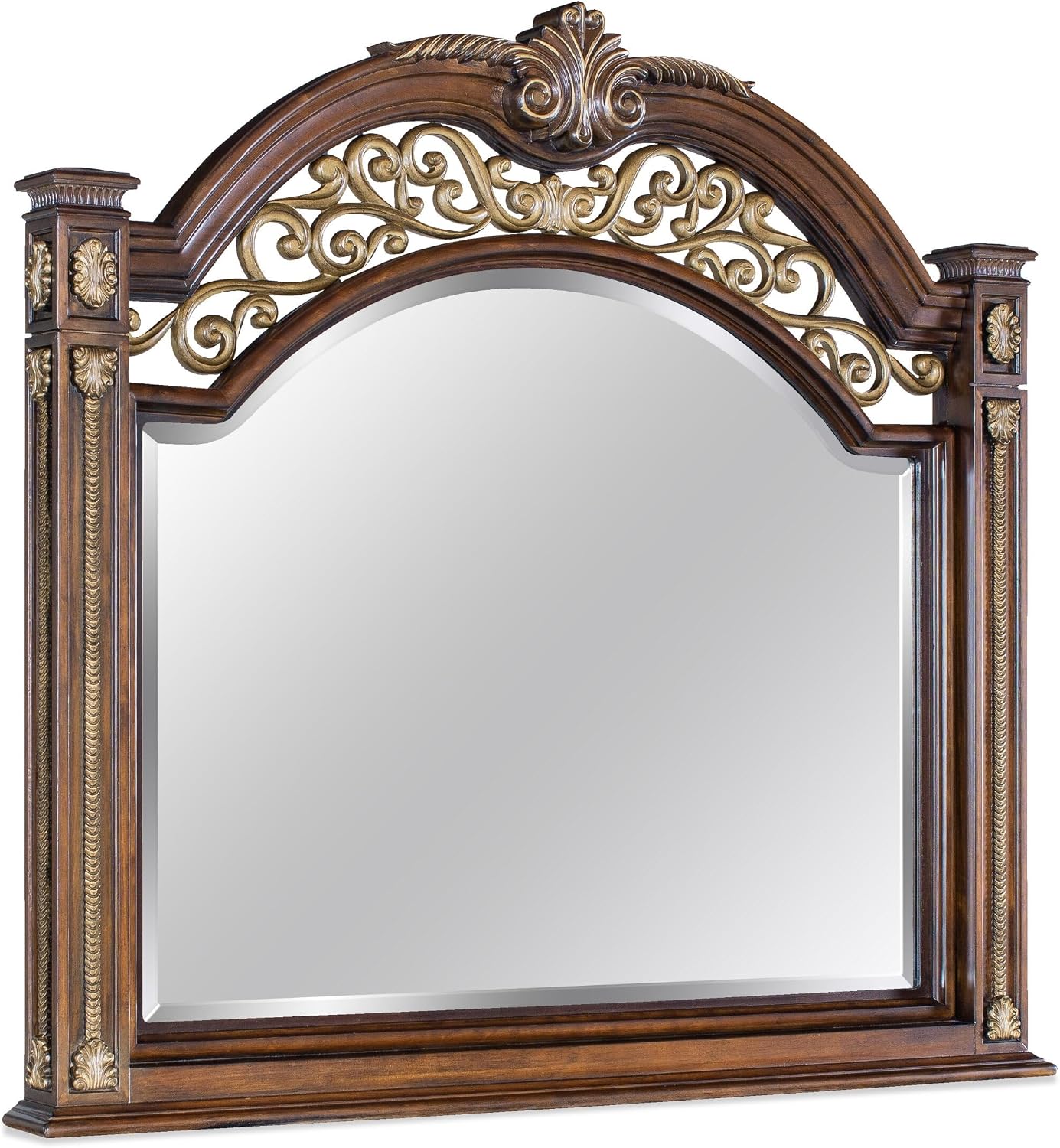 First of a Kind Marya Cherry Queen 5 Piece Bedroom Set