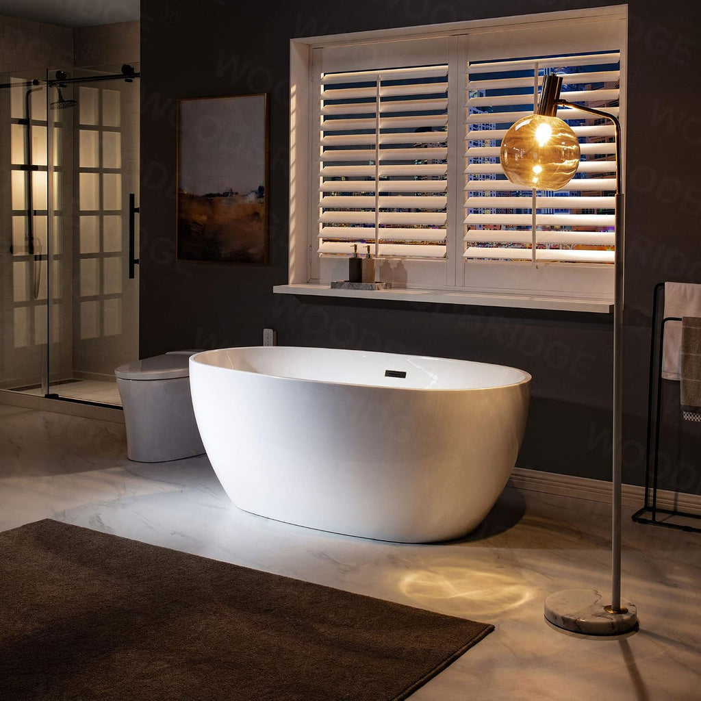 WOODBRIDGE BTA1518-ORB-Drain &O Bathtub, Oil-Rubbed Bronze