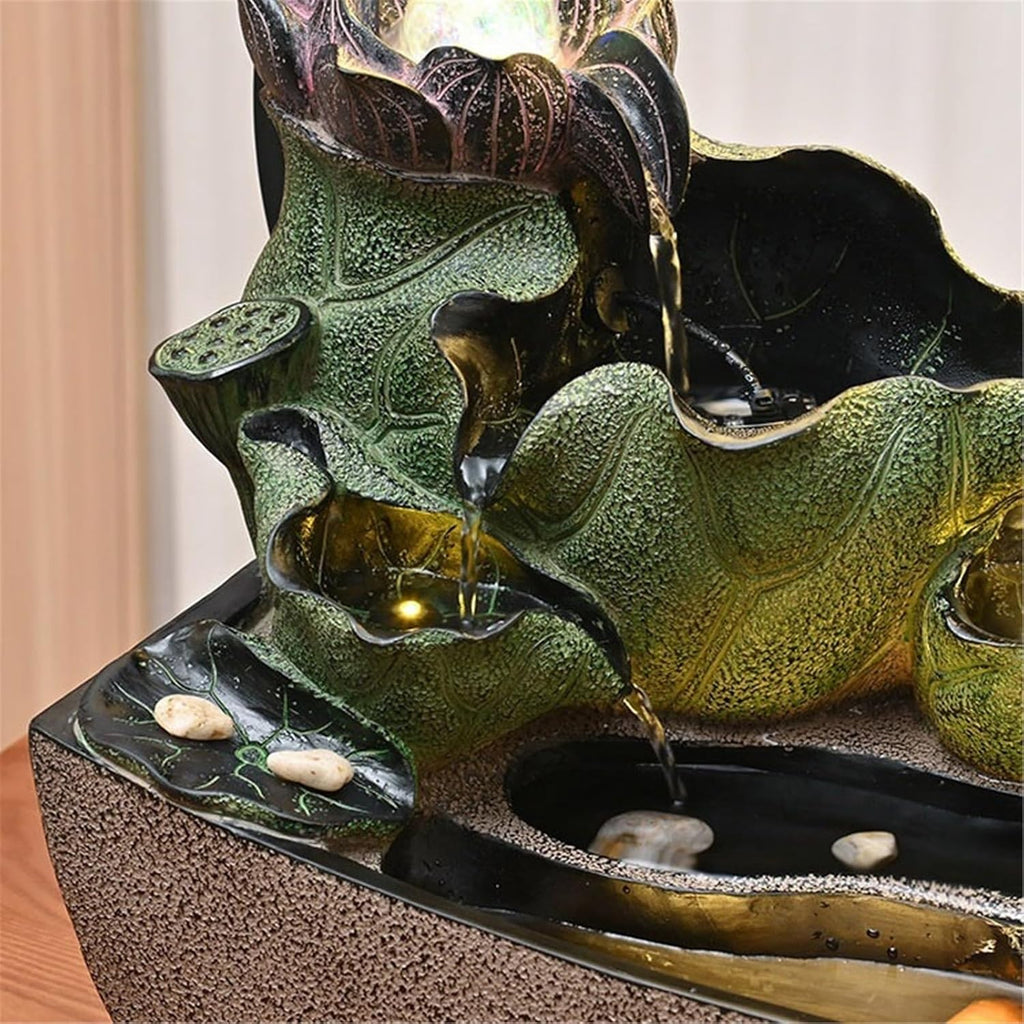 Tabletop Fountain Tabletop Fountain Chinese Style Water Ornaments Circulating Waterscape Small Fish Pond