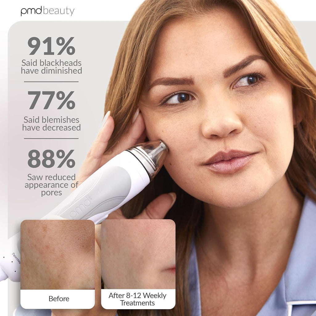 PMD Beauty Personal Microderm Pro - At-Home Use, Facial Exfoliator Tool, Microdermabrasion Machine Kit for Face and Body Skincare