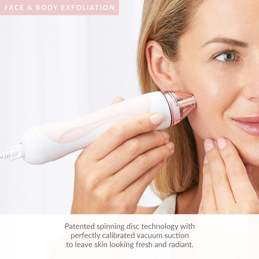 PMD Beauty Personal Microderm Pro - At-Home Use, Facial Exfoliator Tool, Microdermabrasion Machine Kit for Face and Body Skincare