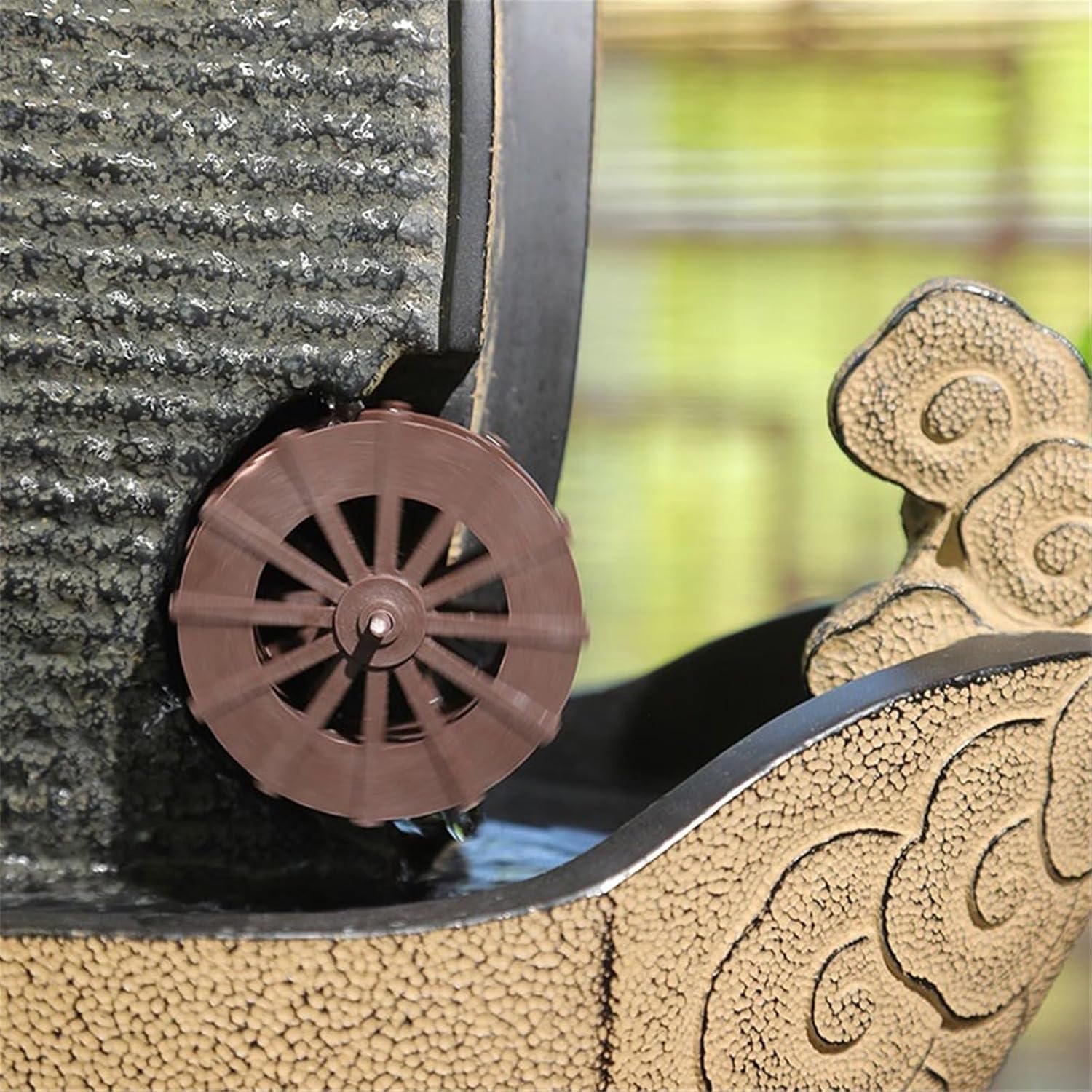 Tabletop Fountain Indoor Tabletop Waterfall Fountain Chinese Style Water Pendulum Circulating Water Landscape