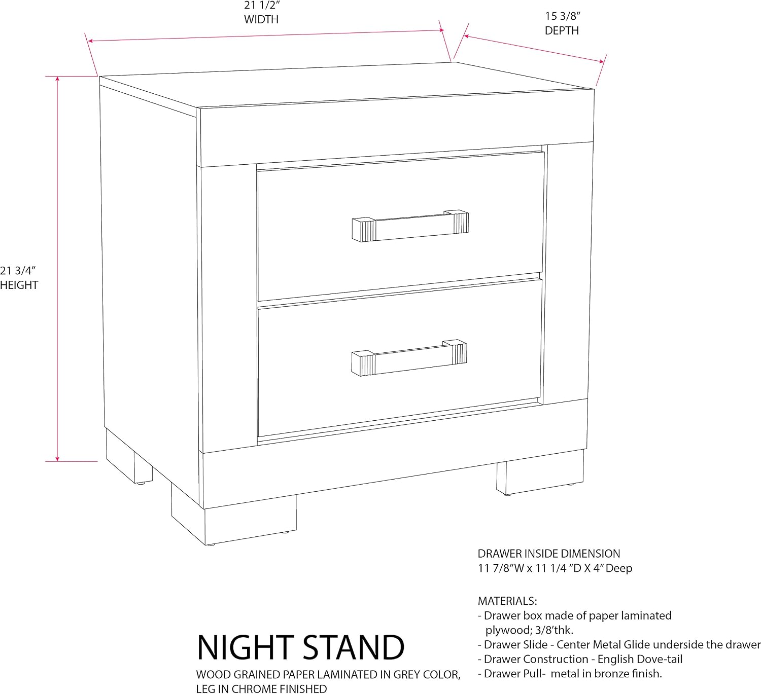 Kings Brand Furniture – Lorain 5-Piece King Size Gray Bedroom Set. Bed, Dresser, Mirror, & 2 Nightstands