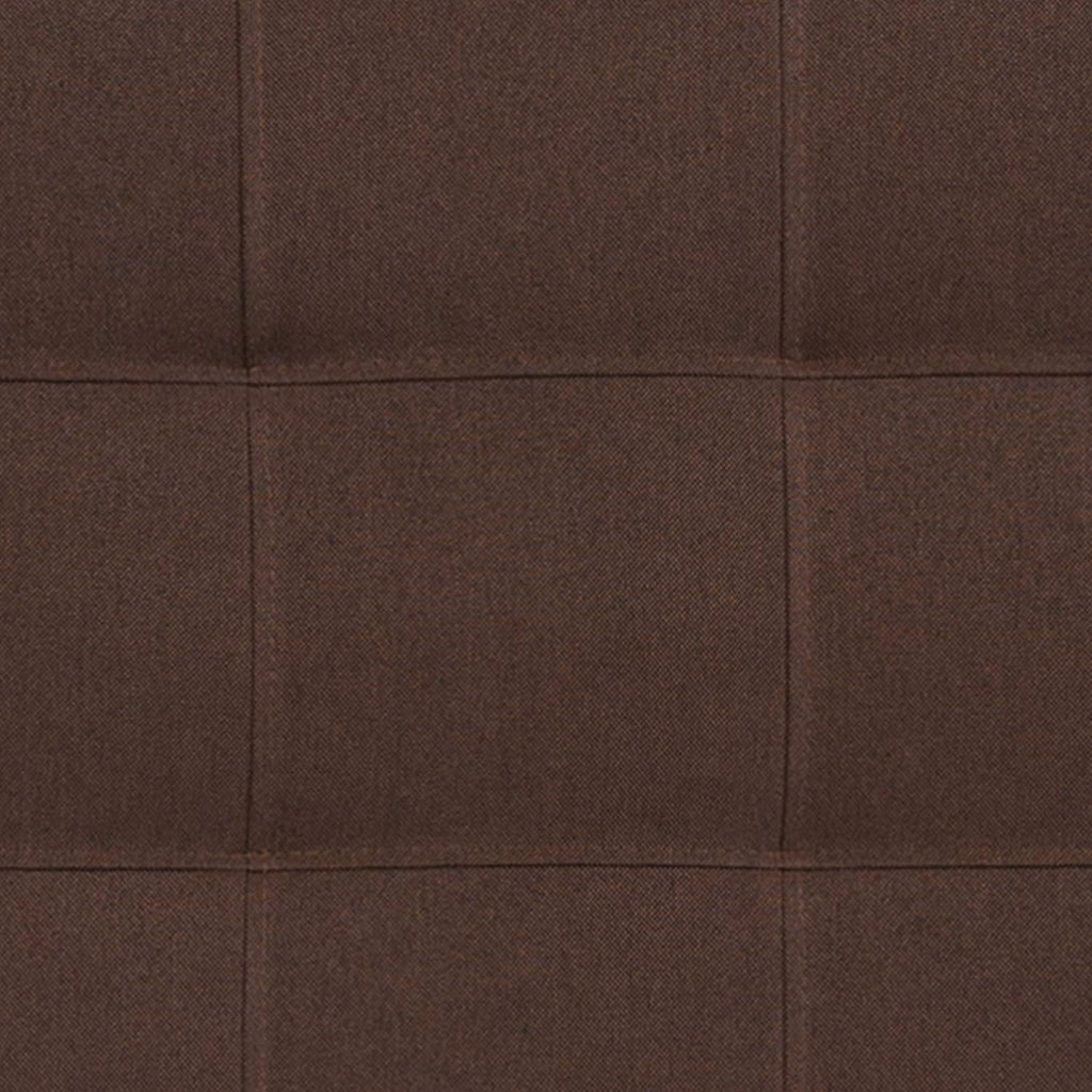 Flash Furniture Bedford Tufted Upholstered King Size Headboard in Dark Brown Fabric