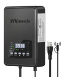 600W Low Voltage Landscape Transformer, Weatherproof Outdoor Low Voltage Transformer, 120V AC to 12/14V AC, Landscape Lighting Transformer with Timer and Photocell Sensor, ETL Listed D15LT06