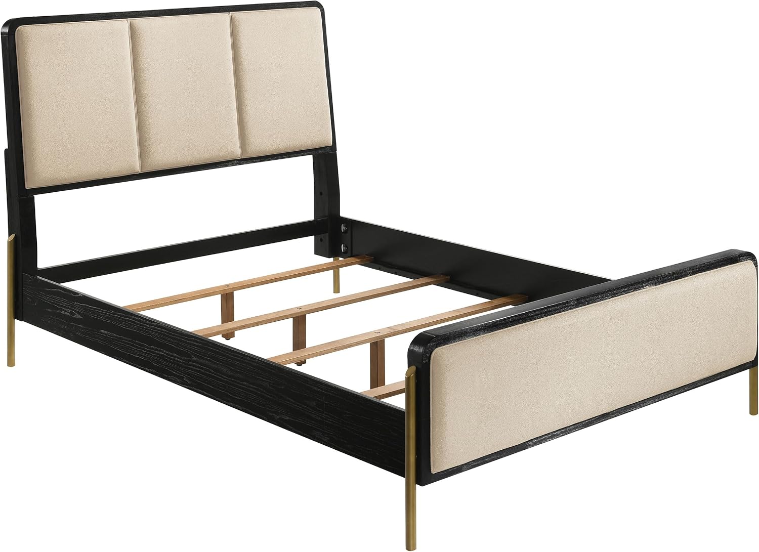 Coaster Home Furnishings Arini 5-Piece California King Bedroom Set Cream and Black 224331KWCRM-S5