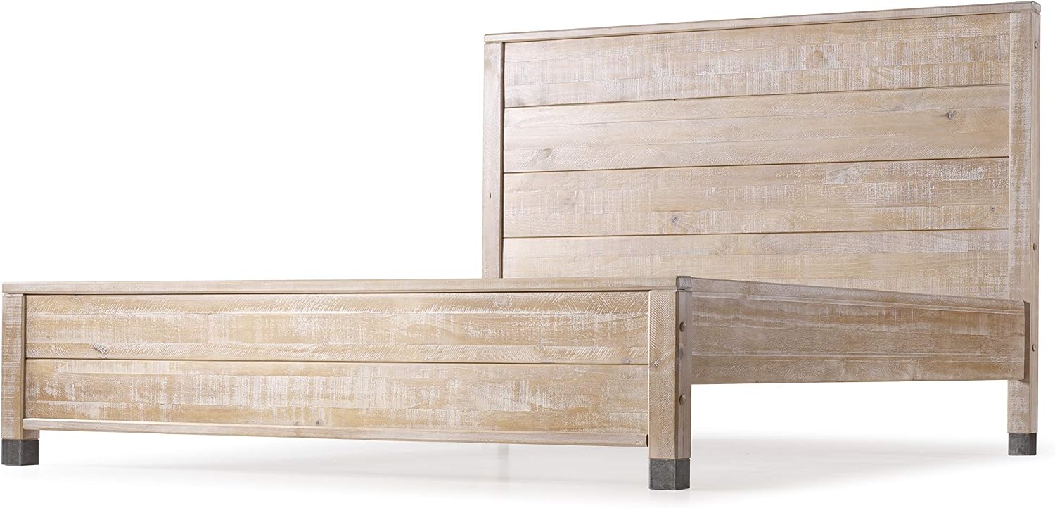 Camaflexi Baja Platform Bed, Full Size, Brown