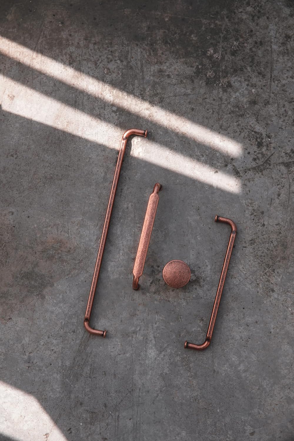 Goo-Ki 6 Pack 10 Inch （256mm） Hole Center Cabinet Pulls Antique Copper Zinc Alloy Kitchen Drawer Pulls Drawer Handles 10.45 Inch Length 2202-AC-256