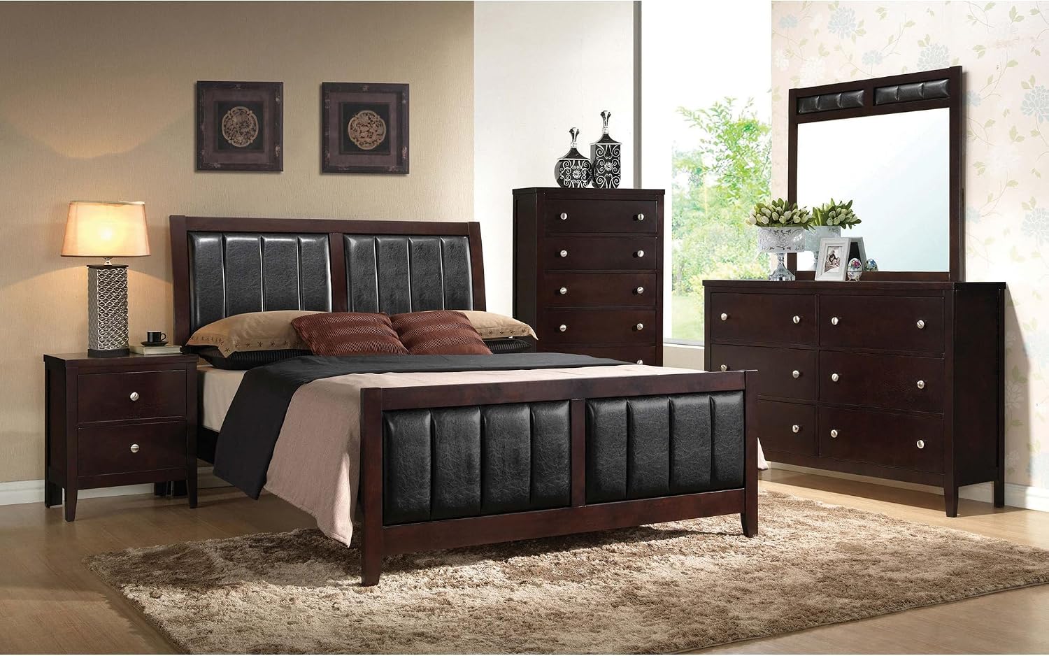 5-piece Eastern King Bedroom Set